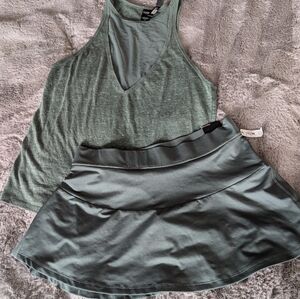 NWT Victoria Secret Sport Set Skort And Matching Tank Size Medium